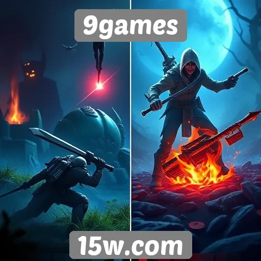 Comparativo de desempenho dos jogos em 9games